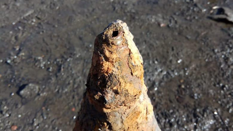 Снаряд нашли недалеко от Нижне- Исетского пруда