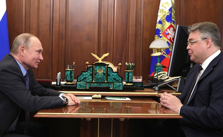 Президент встретился с губернатором Ставропольского края