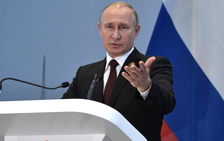 Президент России, портрет, путин владимир