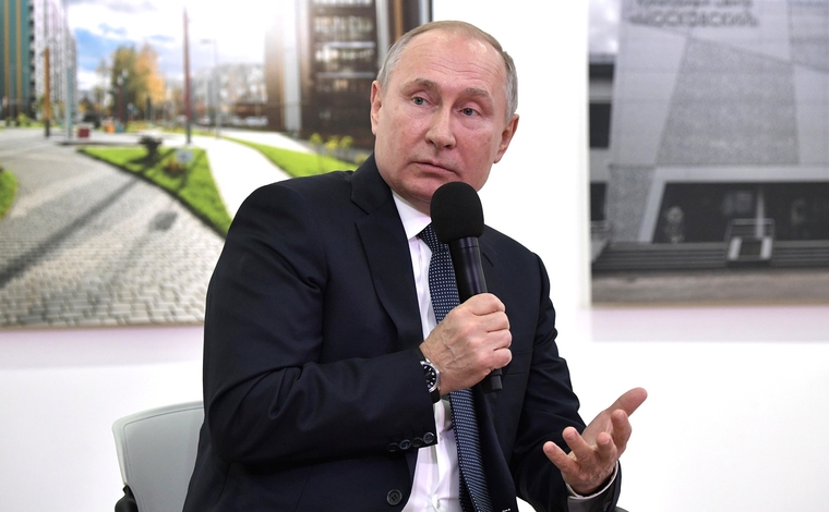 Президент России, портрет, путин владимир