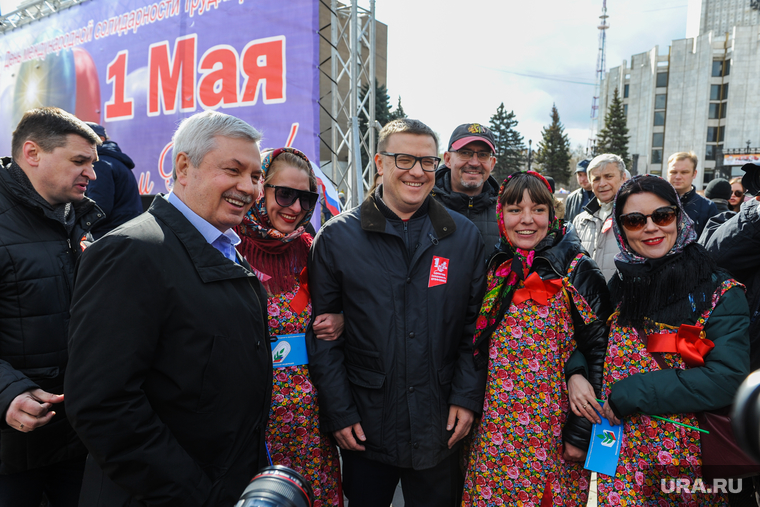 Первомай в Челябинске. Челябинск, улыбка, 1 мая, текслер алексей, первомай, праздник труда