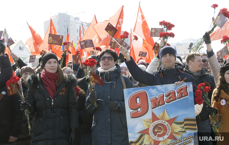 Празднование Дня Победы в ВОВ в Салехарде, день победы, 9 мая
