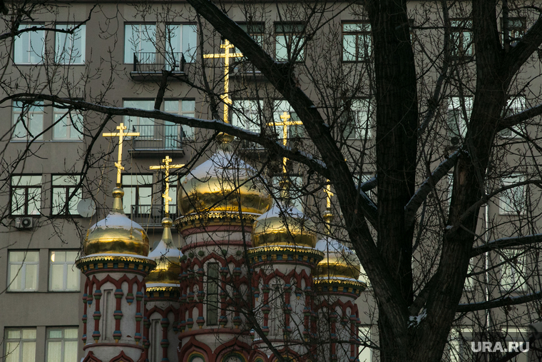 Виды Кремля с Патриаршего моста. Москва, храм, недвижимость, купола, новостройки, дерево, архитектура