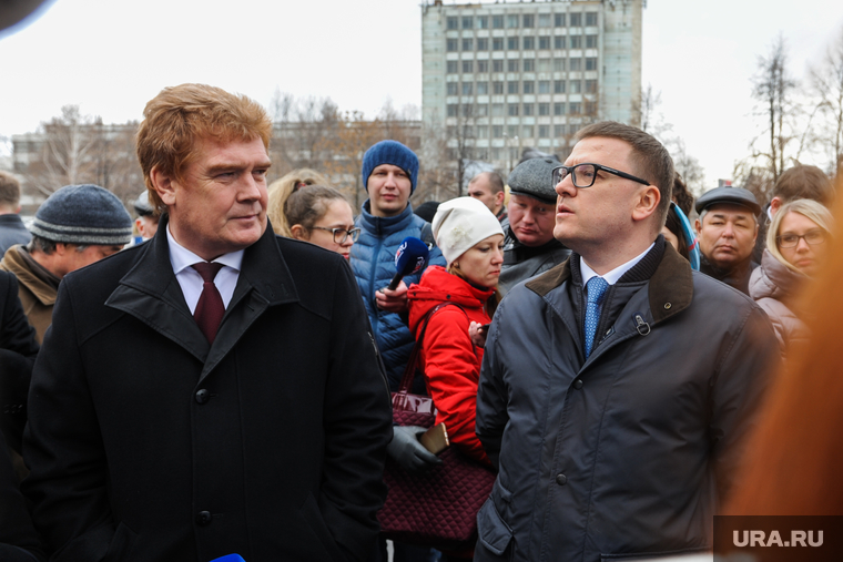 Поездка Текслера Алексея по городу. Челябинск, елистратов владимир, текслер алексей