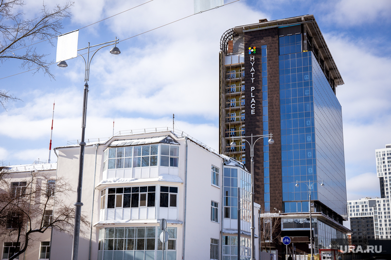 Здание Hyatt Place. Екатеринбург, hyatte place
