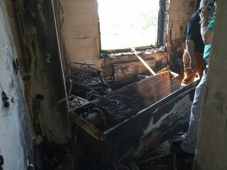 Квартира, где погибли дети, выгорела полностью