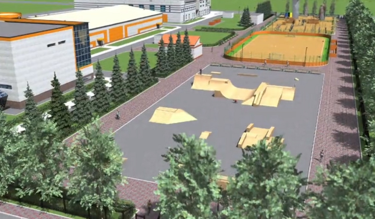 В Молодежном парке обещают построить спортивные сооружения