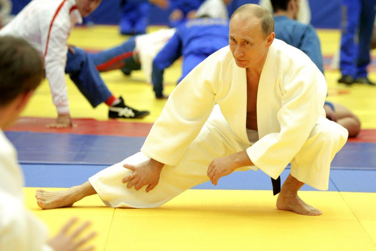 Путин занимается самбо и дзюдо с 11 лет