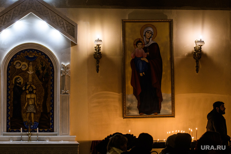 Празднование Терендеза в Церкви Святого Карапета. Екатеринбург, икона, церковь святого карапета