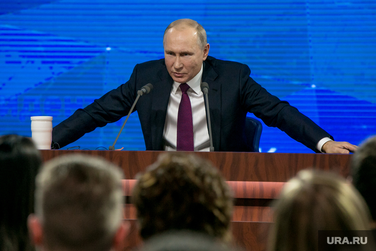 Пресс-конференция Президента России Владимира Путина. Москва, путин владимир
