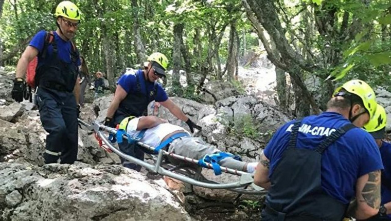 У горы Ай-Петри в Крыму спасли туриста из Свердловской области