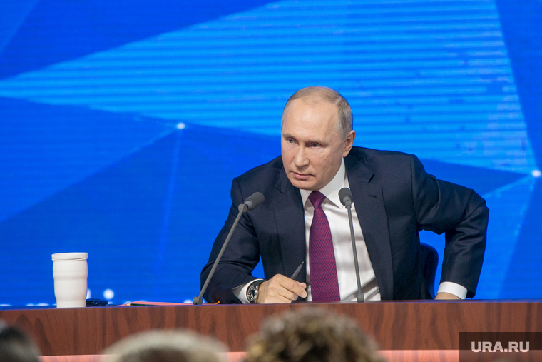 Пресс-конференция Президента России Владимира Путина. Москва, портрет, путин владимир