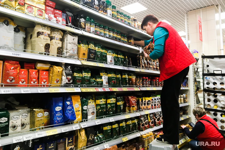 Супермаркет. Челябинск, продукты, продуктовая корзина, магазин, супермаркет, кофе