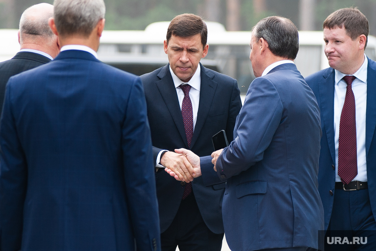 Совещание с главами муниципальных образований Свердловской области, посвященное реализации национальных проектов. Свердловская область, Верхняя Сысерть, куйвашев евгений, бидонько сергей