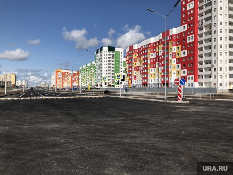 Новая дорога в Югре сделанная по новым стандартам. Нижневартовск, новострой, асфальт
