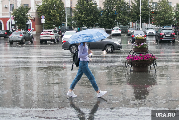 Клипарт, разное. Курганская область, зонтик, улица, дождь