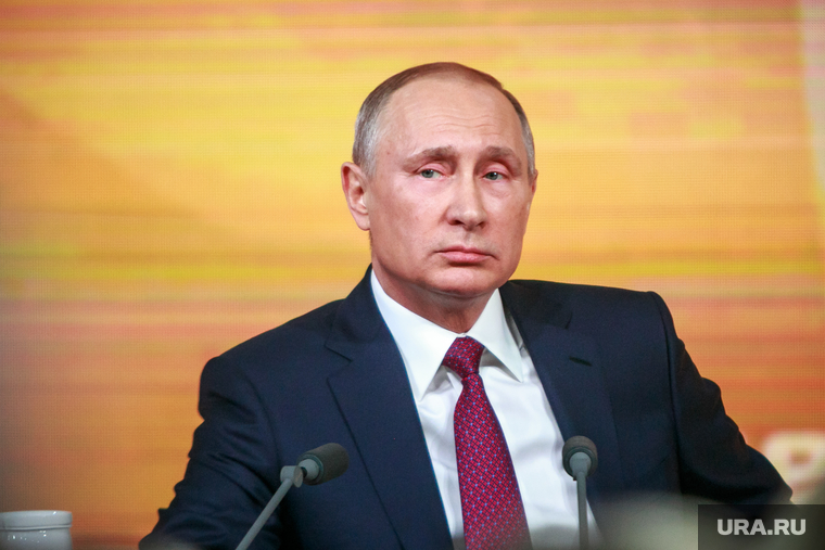 Ежегодная итоговая пресс-конференция президента РФ Владимира Путина. Москва, портрет, путин владимир