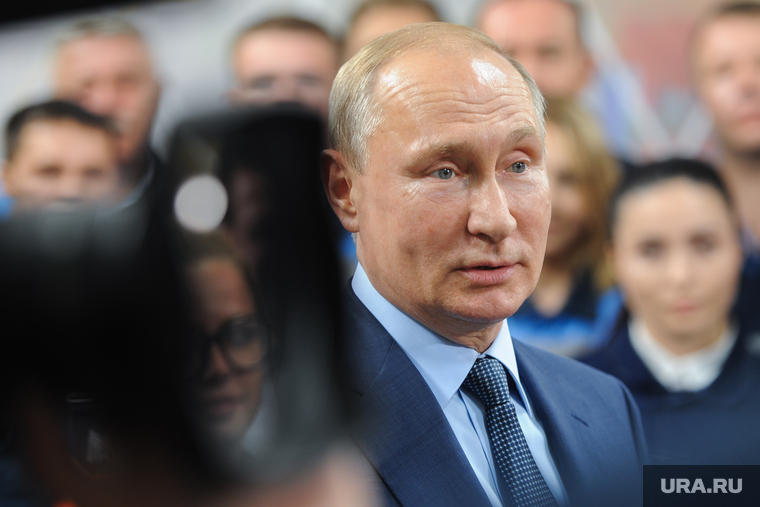 Визит Президента РФ Владимира Путина на открытие Аглофабрики ММК. Челябинская область, путин владимир