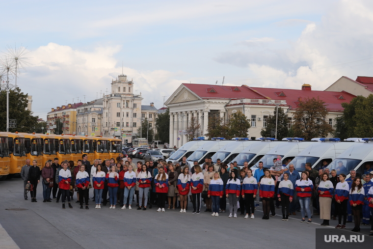 Новая техника заняла почти всю Центральную площадь