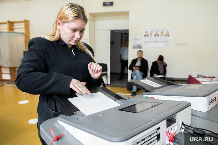 Голосование на избирательном участке №1655. Екатеринбург