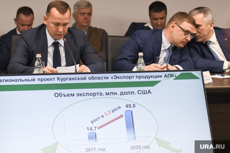 Андрей Косилов сидит прямо за спинами трех уральских губернаторов