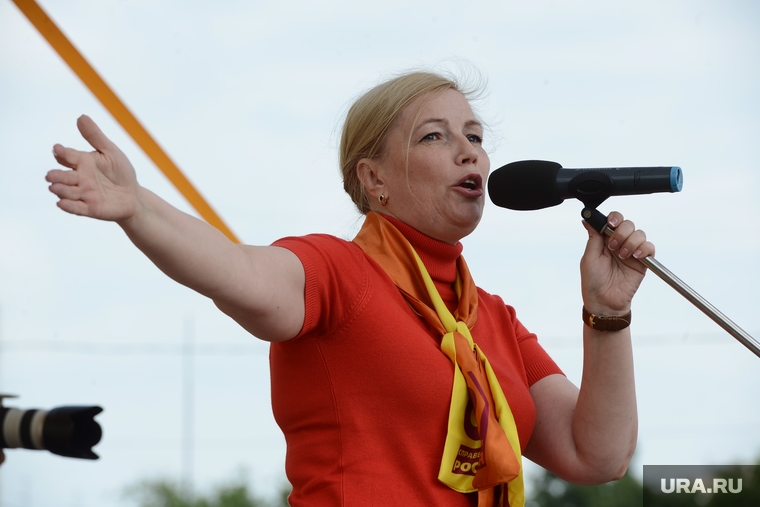 Митинг СР против повышения пенсионного возраста. Челябинск, мухометьярова ольга