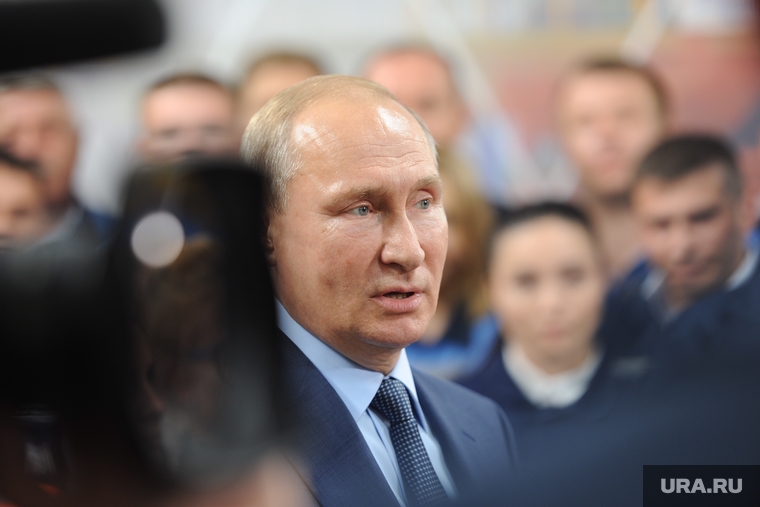 Визит Президента РФ Владимира Путина на открытие Аглофабрики ММК. Челябинская область, НЕ ИСПОЛЬЗОВАТЬ