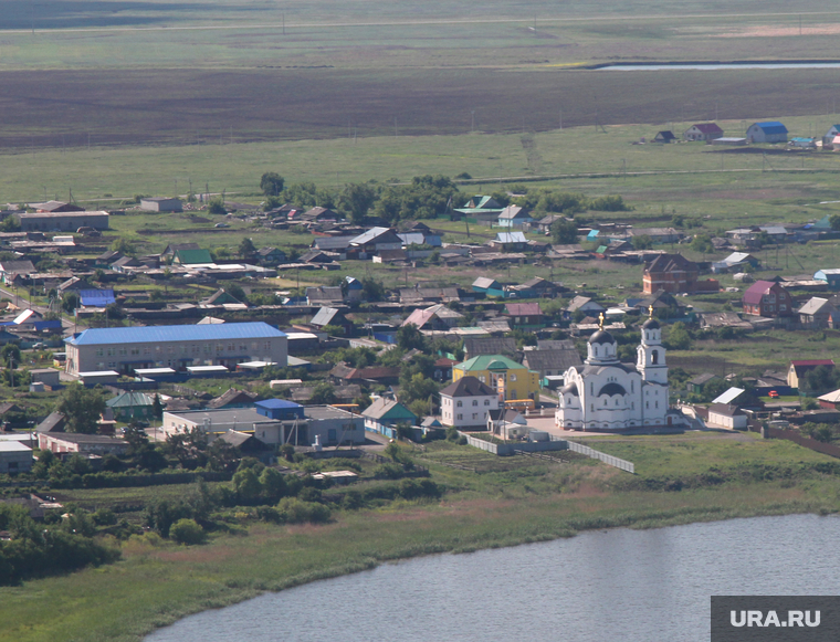 Крестный полет над Курганской областью. Курган, село частоозерье