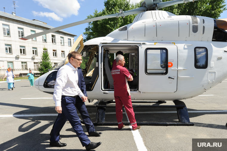 Два вертолета появились в Челябинской области в рамках нацпроекта «Здоровье»