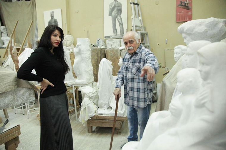 Ирина Текслер давно хотела познакомиться со знаменитым скульптором Вардкесом Авакяном