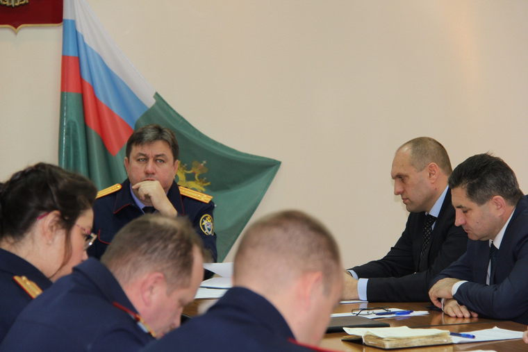На межведомственном совещании в СК присутствовали криминалисты и начальники отделов полиции