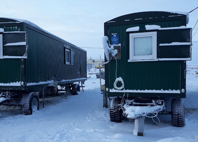 О непригодности вагончиков к зиме стало ясно с приходом холодов