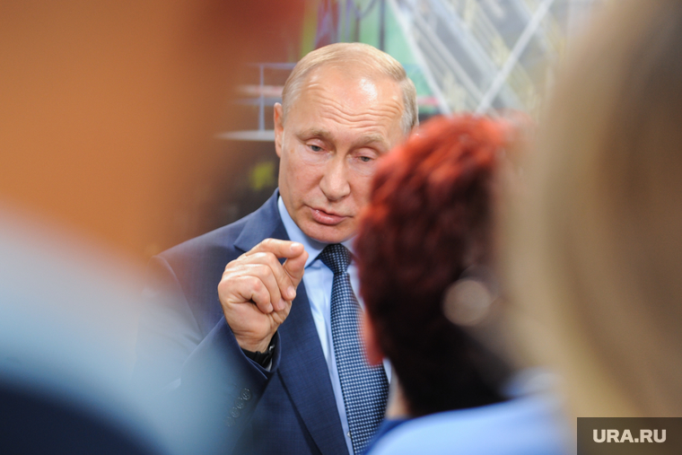 Визит Президента РФ Владимира Путина на открытие Аглофабрики ММК. Челябинская область, путин владимир