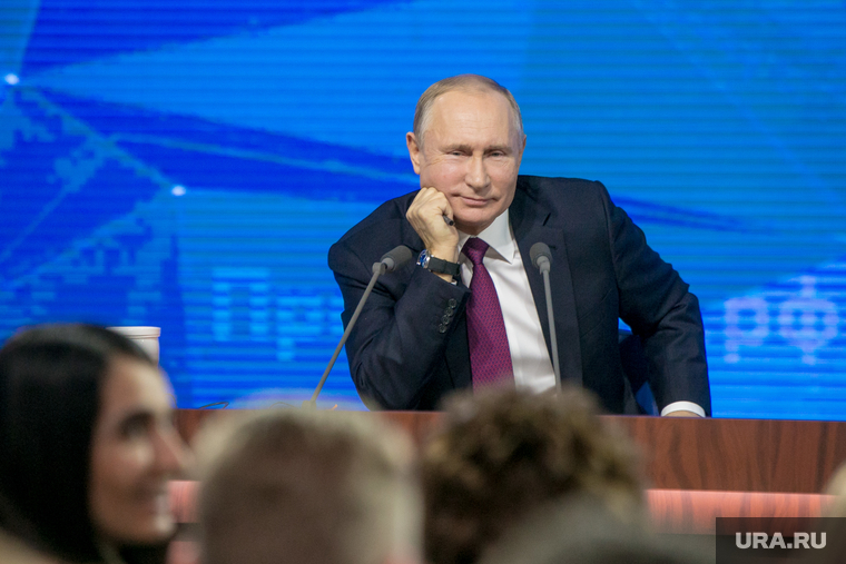 Пресс-конференция Президента России Владимира Путина. Москва, портрет, путин владимир