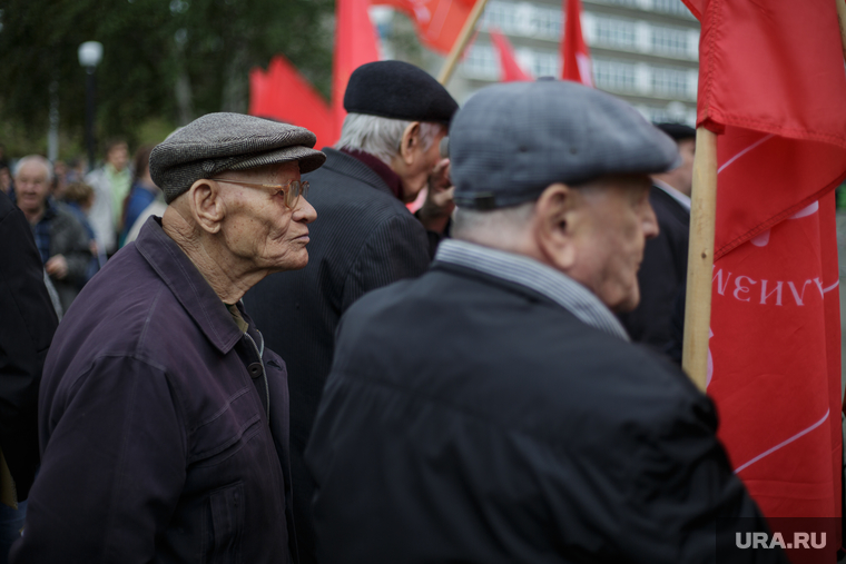 Митинг против повышения пенсионного возраста. Пермь , старики, старость, пенсионеры