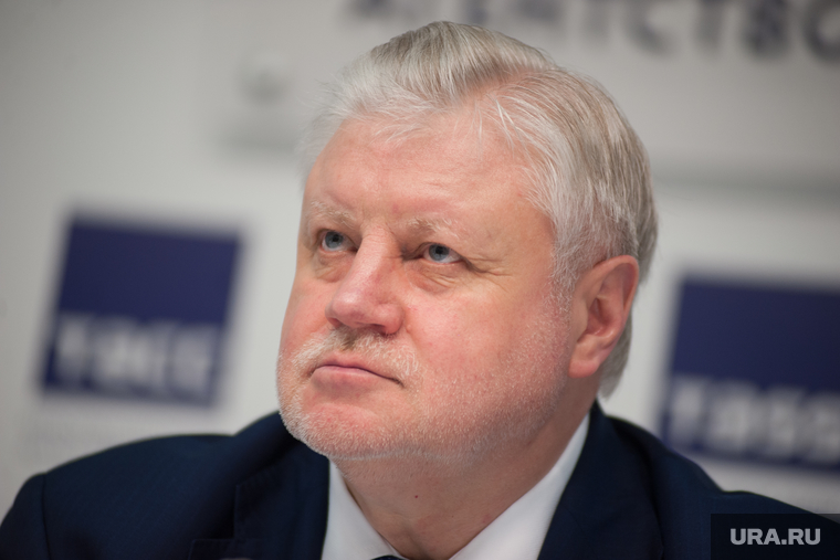 Пресс-конференция, посвященная подготовке партии "Справедливая Россия" к предстоящим выборам в сентябре. Екатеринбург, миронов сергей
