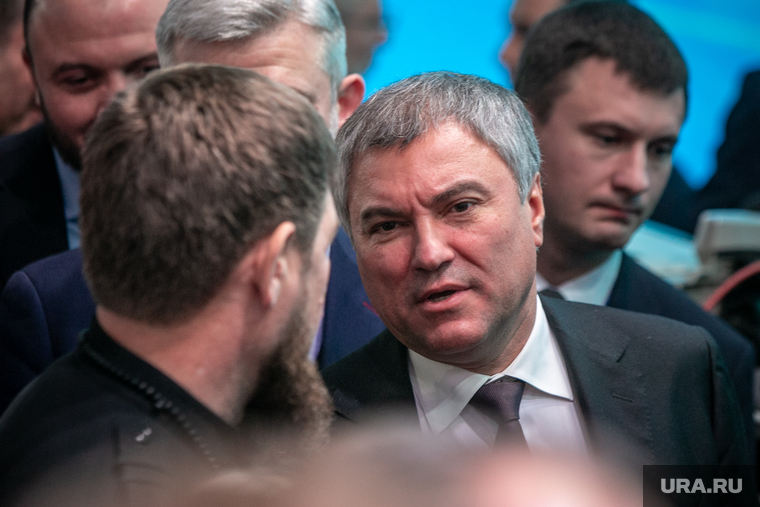 XIX съезд всероссийской политической партии "Единая Россия". Москва, кадыров рамзан, володин вячеслав