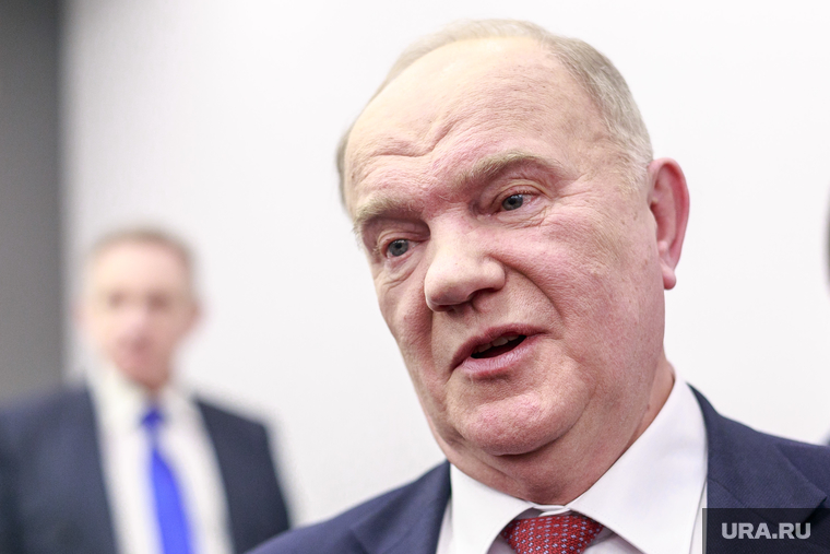 Пресс-конференция с участием Геннадия Зюганова и Павла Грудинина. Москва, зюганов геннадий