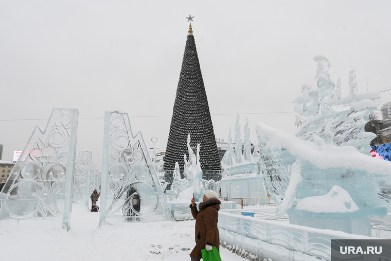 Ледовый городок. Екатеринбург