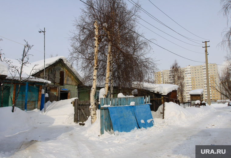 Балки - временное жилье построенное в советское время. Сургут, временное жилье, балок, поселок взлетный