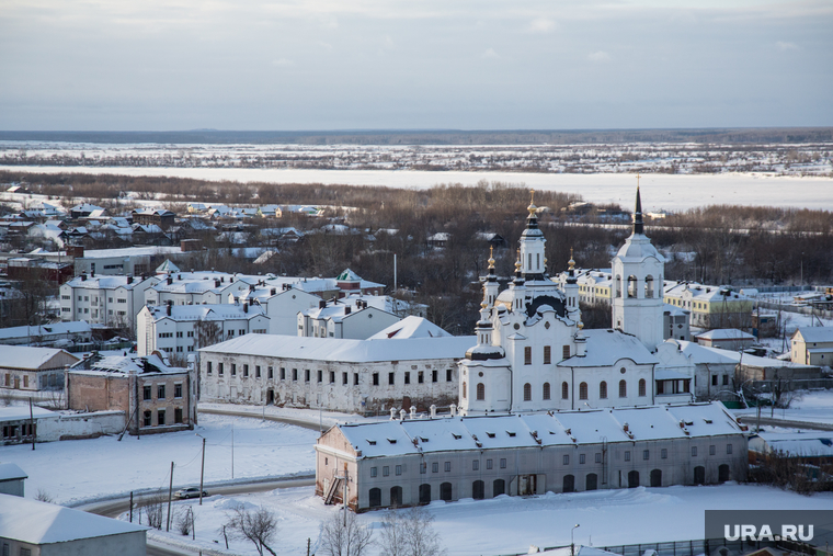 Посад сибирских старожилов и виды города. Тобольск, тобольск