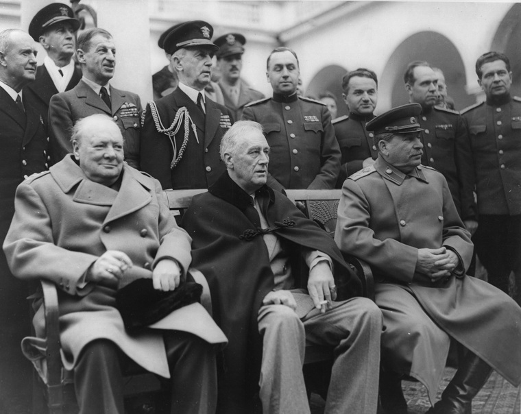 Для охраны лидеров — Черчилля, Рузвельта и Сталина — предприняли беспренцедентные меры безопасности
