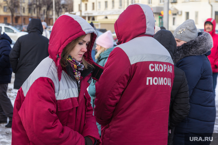Пикет сотрудников скорой медицинской помощи. Магнитогорск, пикет, медик