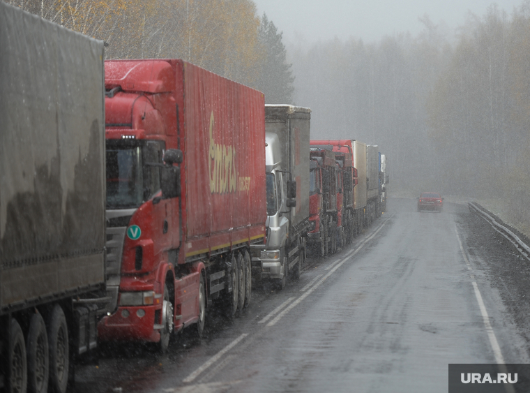 Трасса М5 Дорога Челябинск, снег, пробка, трасса м5, дорога