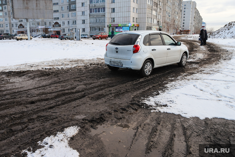 Ремонтные работы на ул. Мальцева. Курган, грунтовая дорога, размытая дорога, ул мальцева, проспект мальцева