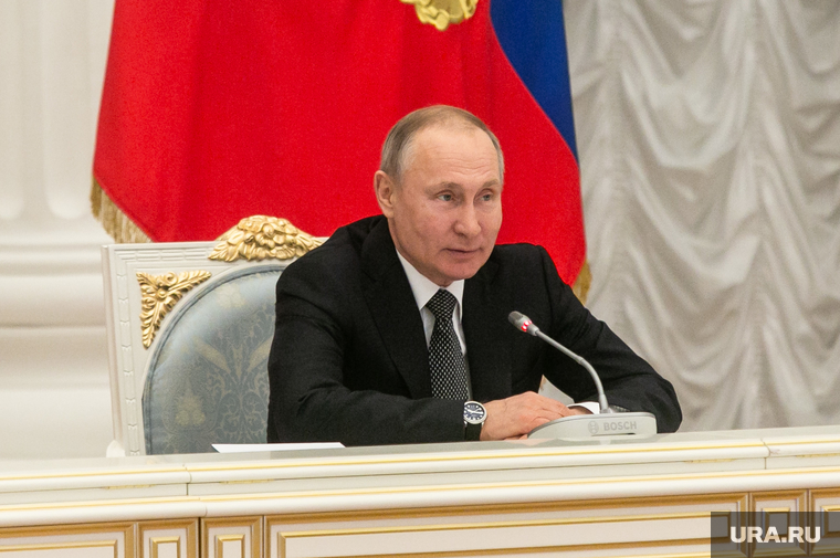 Встреча Владимира Путина с рабочей группой по внесению поправок в Конституцию РФ. Москва, путин владимир