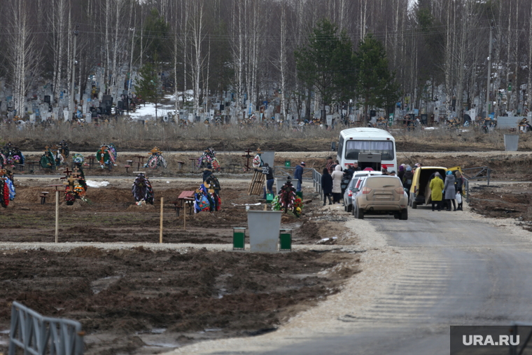 Подборка фотографий в период самоизоляции 28.04.20 в Перми, похороны, кладбище, северное кладбище