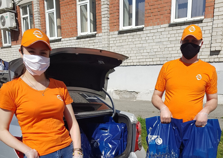 Подарки ветеранам из-за карантина были вручены бесконтактным способом