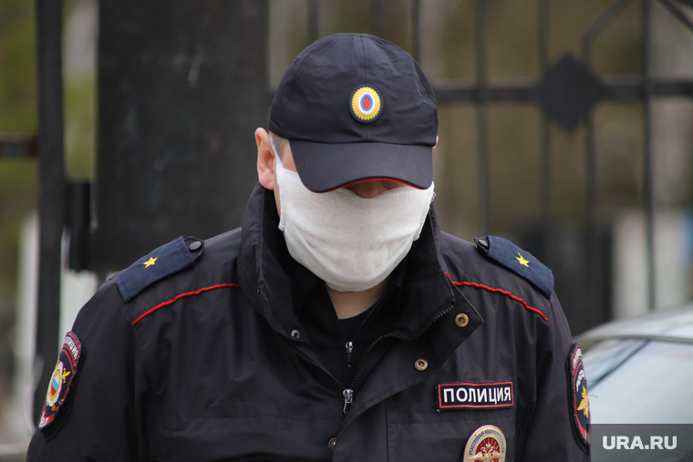 Кладбище Рябково. Курган, полиция