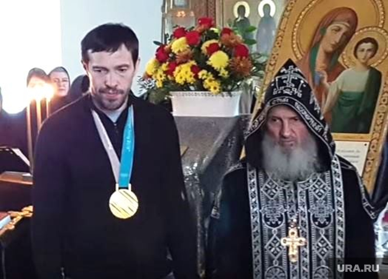 Отец Сергий (Романов) и Павел Дацюк